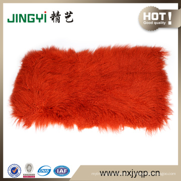 Nouvel oreiller de fourrure de mouton Mongolain de mode